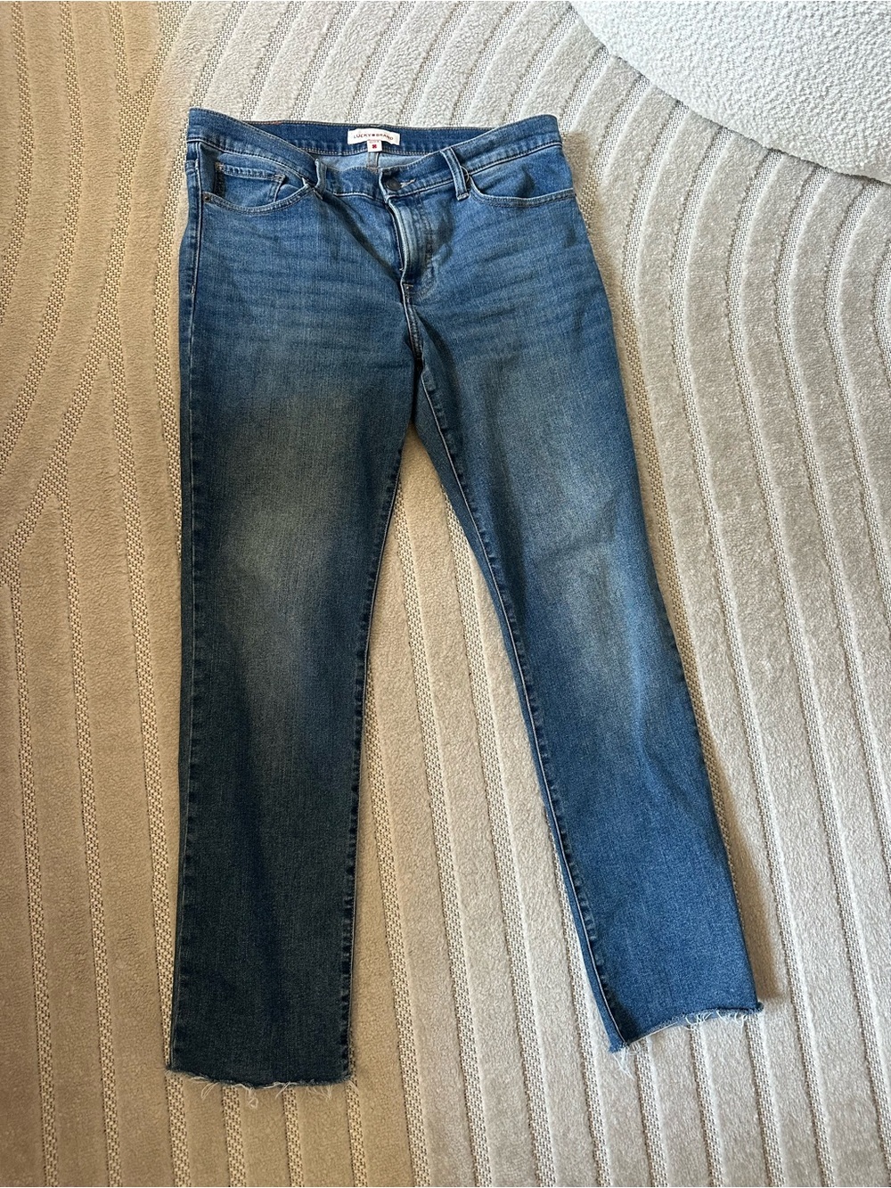Lucky Brand Mid-Rise Straight Jeans